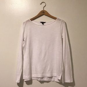 BR XS Women’s White LS Knit Top